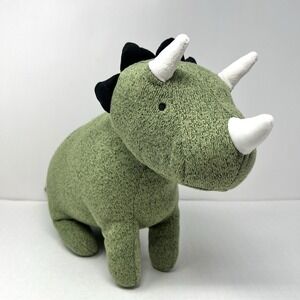 Pillowfort Green Dinosaur Plush Triceratops Stuffed Animal Large 21 Inch Toy